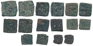 Indo-Greek (7), Different rulers and denominations, Antialcidas, Apollodotus I, Zoilos II,