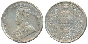 George V, Silver Rupee, 1911, Bombay Mint (Prid 217). About Extremely Fine.