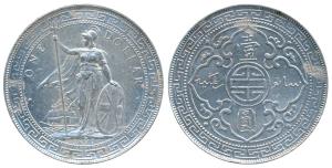 Great Britain, Silver Trade Dollar, 1897 (KM T5).Very Fine.