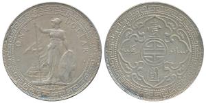 Great Britain, Silver Trade Dollar, 1899 (KM T5).Very Fine+.