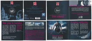 Great Britain, Elizabeth, Cupro-Nickel Pounds 5, London Olympics, rev. Big Ben, the parlia