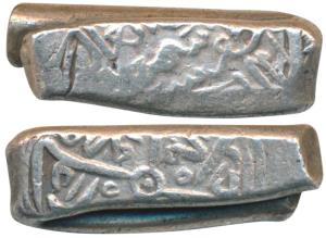 Persia, Silver Larin, 5.10g, uncertain Ruler, popularly known as fish hook money. With sub
