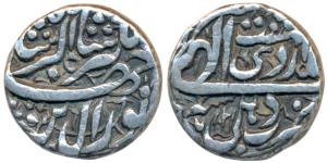 Jahangir(AH 1014-1037; 1605-1627 AD), Silver Rupee, 11.30g, Delhi Mint, Month Ardibihisht,