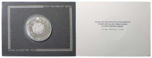 British Virgin Islands, Elizabeth II, Silver 20 Dollars, 19g, 1985, Gold Cross below denom