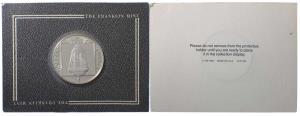 British Virgin Islands, Elizabeth II, Silver 20 Dollars, 19g, 1985, Ship Lantern denominat