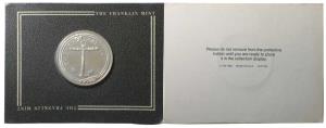 British Virgin Islands, Elizabeth II, Silver 20 Dollars, 19g, 1985, Anchor below denominat