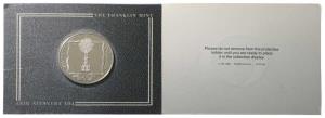 British Virgin Islands, Elizabeth II, Silver 20 Dollars, 19g, 1985, Gold Monstrance denomi
