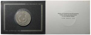 British Virgin Islands, Elizabeth II, Silver 20 Dollars, 19g, 1985 (KM 72) Gold Bracelet. 