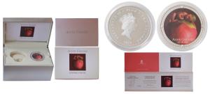 Niue, Elizabeth II, Silver Two Dollars, 31.1g, 2012, Anne Geddes, Proof, within original b