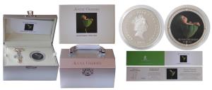 Niue, Elizabeth II, Silver Two Dollars, 31.1g, 2014, Anne Geddes keepsake coin set Proof, 