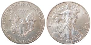 United States of America, Liberty, Silver Eagle Dollar, 1 oz., 31.13g, 2015, (KM 273). Unc