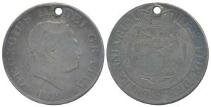 Great Britain, George III, Silver ½ Crown, 1819, obv. laureate head of the ruler to right,