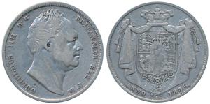 Great Britain, William IV, Silver ½ Crown, 14.13g, 1836, obv. head to right, rev. arms wit