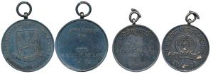 Silver Medal, 12.06g, University of Bombay, Inter Collegiate Sports, awarded to for 4x100 