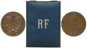 Republic of France, Bronze Medal, awarded to Factory Director of Hindustan Aeronautics Ltd