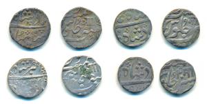 Manaji Rao (AH 1204-1208; 1789-1793 AD), Silver Rupee (2), in the name of Shah Alam II, na