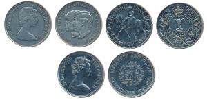 Great Britain, Cupro Nickel Medallion, 1972 Silver Wedding Anniversary of Queen Elizabeth 