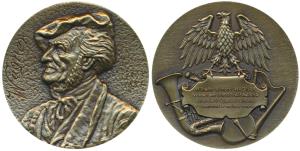 Richard Wagner, German Composer, Bronze Medallion, obv. Portrait and date 1813-1883, rev. 