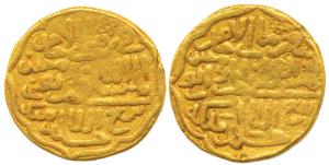 Muhammad bin Tughluq III (AH 725-752, 1325-1351 AD), Gold Tanka, 10.66g, Delhi Mint, AH 74