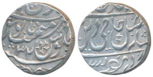 Shah Alam II (AH 1174-1221, 1759-1806AD), Silver Rupee, 11.12g, Gokulgarh Mint, local Sind