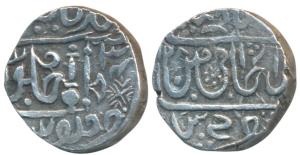 Jean Baptiste Filose, Silver Rupee, 10.7g, Shadhora or Sabalgarh Mint, in the name of Shah