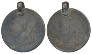 Great Britain, George III, Silver ½ Crown, 1819, obv. laureate head of the ruler to right,