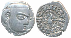 Guptas, Kumaragupta, Silver Drachma, 2.38g, Madhyadesha type, obv. bust of the ruler to ri