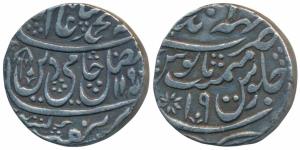 Ranjit Singh (AH 1190-1220, 1776 —1805 AD), Silver Rupee, 11.02g, Mahinderpur Mint, in the