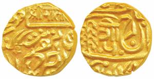 Umaid Singh (VS 1975-2004; 1918-1947 AD), Gold Mohur, 11g, with the name of George VI, Go 