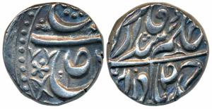 Jaswant Singh, Silver Rupee, 11.05g, in the name of Ahmed Shah Durrani (KM 20.2). Extremel