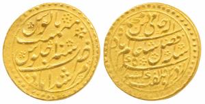 Murshidabad Mint, Gold Mohur, 12.21g, in the name of Shah Alam II, AH 1183/10, issue of 17