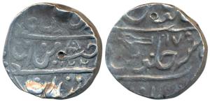 Kirat Singh (AH 1221-1251; 1806-1837 AD), Silver Rupee, 11.05g, Dholpur Mint, in the name 