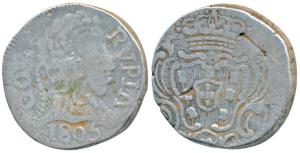 Goa, Maria (1777-1816 AD), Silver Rupia, 10.93g, obv. diademed head to right, with date 18