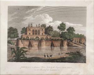 Shah Bhaugh, a Summer Palace built by the Emperor Shah Jehan, on the banks of the Sabermat