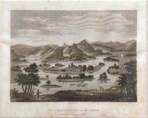 View on Bancoote River in the Concan, taken from Dazagon Hill. James Forbes, 1813. 26 x 20