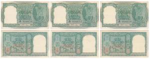 Rupees 5, 1st issue, 1950, signed B. Rama Rau, only English variety, in order of consecuti