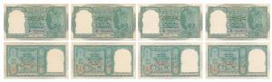 Rupees 5, 1st issue, 1950, signed B. Rama Rau, only English variety, (J&R 6.3.1.1). Two no