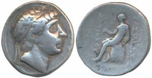 Seleukid Empire, Antiochos I Soter (281-261 BC), Silver Tetradrachm, 16.87g, obv. diademed