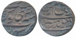 Aurangzeb, Silver Rupee, 11.4g, Saharind Mint, AH 1115/41. Extremely Fine