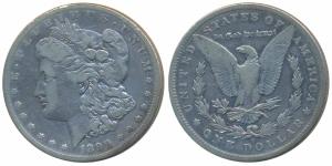 United States of America, Silver Morgan Dollar, 1899, mint mark ‘O’ for New Orleans (KM 11