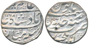 Elichpur Mint, Silver Rupee, 11.28g, in the name of Alamgir II, AH 1168/Ahd, Unlisted in K
