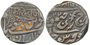 Jaswant Singh, Silver Rupee, 11.34g, Sojat Mint, with the name of Queen Victoria, with add