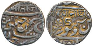 Jaswant Singh, Silver Rupee, 11.30g, Sojat Mint, with the name of Queen Victoria, with add