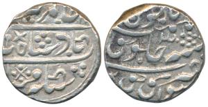 Tursam Pal (1757-1772 AD), Silver Rupee, 11.42g, Sawai Jaipur (Pseudo mint-name), in the n