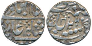 Manak Pal (AH 1186-1219, 1772-1804 AD), Silver Rupee, 11.25g, Sawai Jaipur Mint (pseudo mi