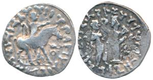 Indo-Scythians, Northern Satraps, Zeionises (c. 45/35 - 5 BC), Silver Tetradrachm, 10.02g,