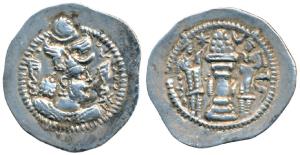 Sasanian, Peroz (Firuz) I (457/9-484 AD), Silver Drachm, 4.08g, obv. bust of the ruler to 