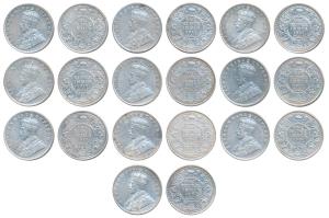 George V, Silver Rupee (10), 1917, all Bombay Mint. Very Fine. (10)