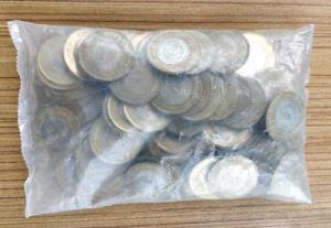 Bi-Metal Rupees 10 (100), Calcutta Mint, 2014, 60 Years of Coir Board, sealed mint packet.