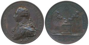 Great Britain, George III, Bronze Medal, Preserved from Assassination, 1800, by Kuchler (E